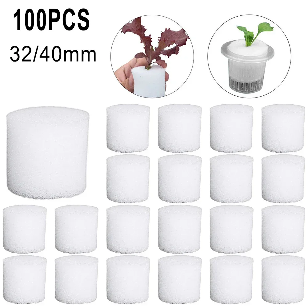 Hydroponic Grow Pod - 100 adet Soilless hidroponik sünger bahçe