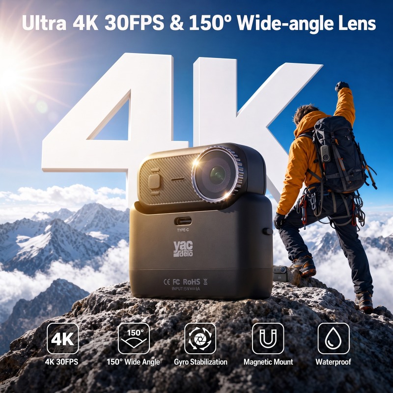 Garden Camera - APEX Action 4K Kamera Mini POV