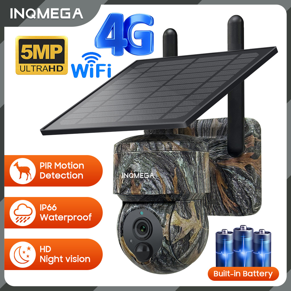 Garden Camera - INQMEGA 5MP 4G / WIFI Güneş