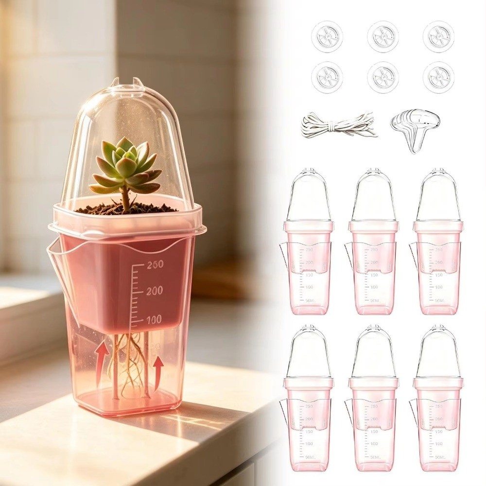 Hydroponic Grow Pod - Plastik Kendiliğinden Sulanan Çiçek Saksıları Çift