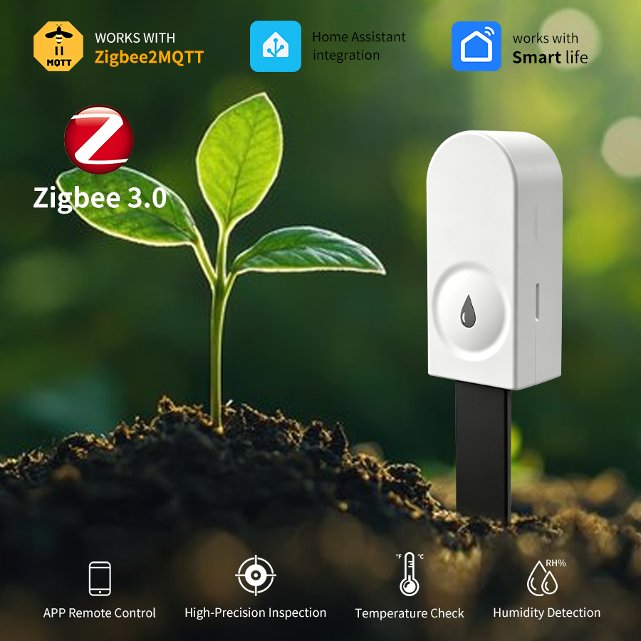 Plant Monitor - Akıllı Zigbee 3.0 Toprak Test Cihazı