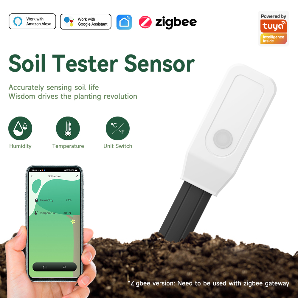 iHseno Tuya Zigbee Akıllı Topr - Plant Monitor incelemesi ve fiyatı