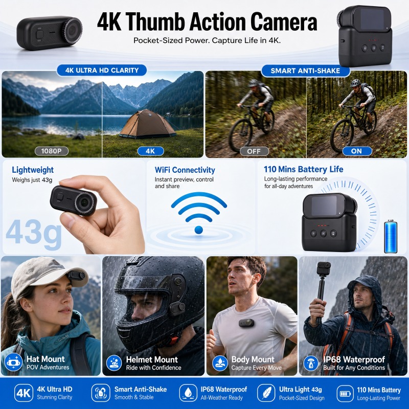 APEX Action 4K Kamera Mini POV - Garden Camera incelemesi ve fiyatı