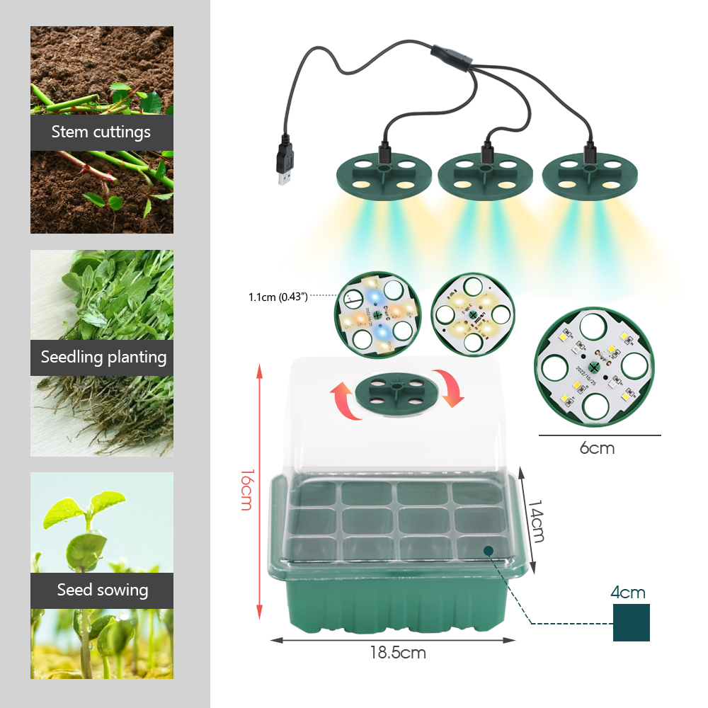 Büyümek Işık ile LED Fidanlık  - Grow Light Led incelemesi ve fiyatı