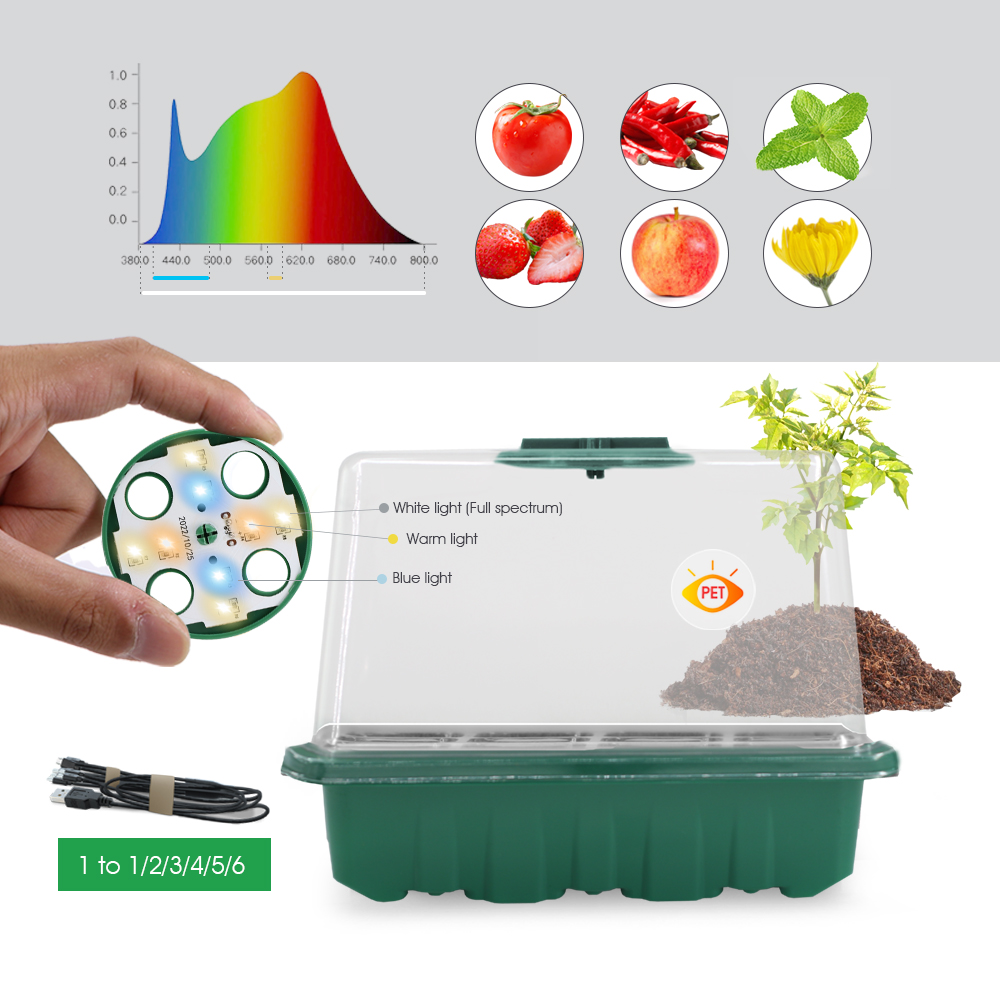 Büyümek Işık ile LED Fidanlık  - Grow Light Led incelemesi ve fiyatı